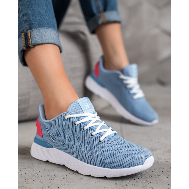 Ax Boxing Încălțăminte sport deschisă ajurată albastru 1