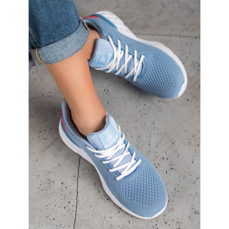 Ax Boxing Încălțăminte sport deschisă ajurată albastru 2