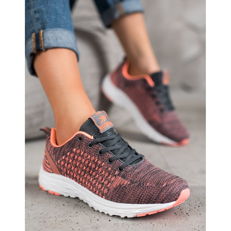 Ax Boxing Încălțăminte sport cu plasă roz 1