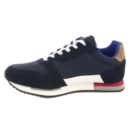 Adidași ușori American Club RH12 alb albastru marin 2