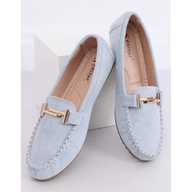 Mocasini de damă albastru ZA01P Albastru 3