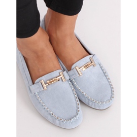 Mocasini de damă albastru ZA01P Albastru 1