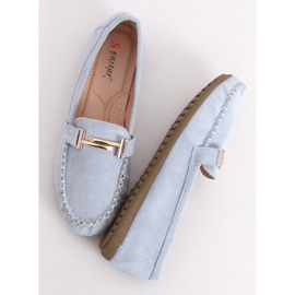 Mocasini de damă albastru ZA01P Albastru 4