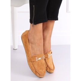 Mocasini de damă camel ZA01P Camel maro 1