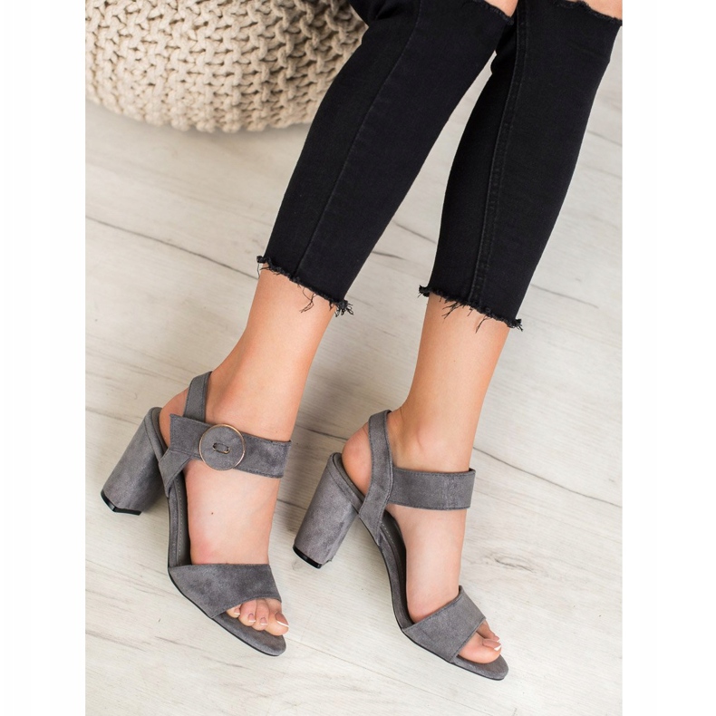 Sandale gri pe barul VINCEZA 1