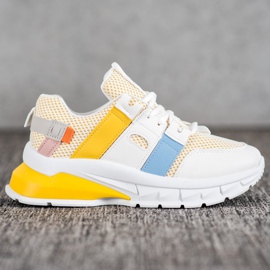 Seastar Tenisi Colorati Cu Plasa alb multicolor 1