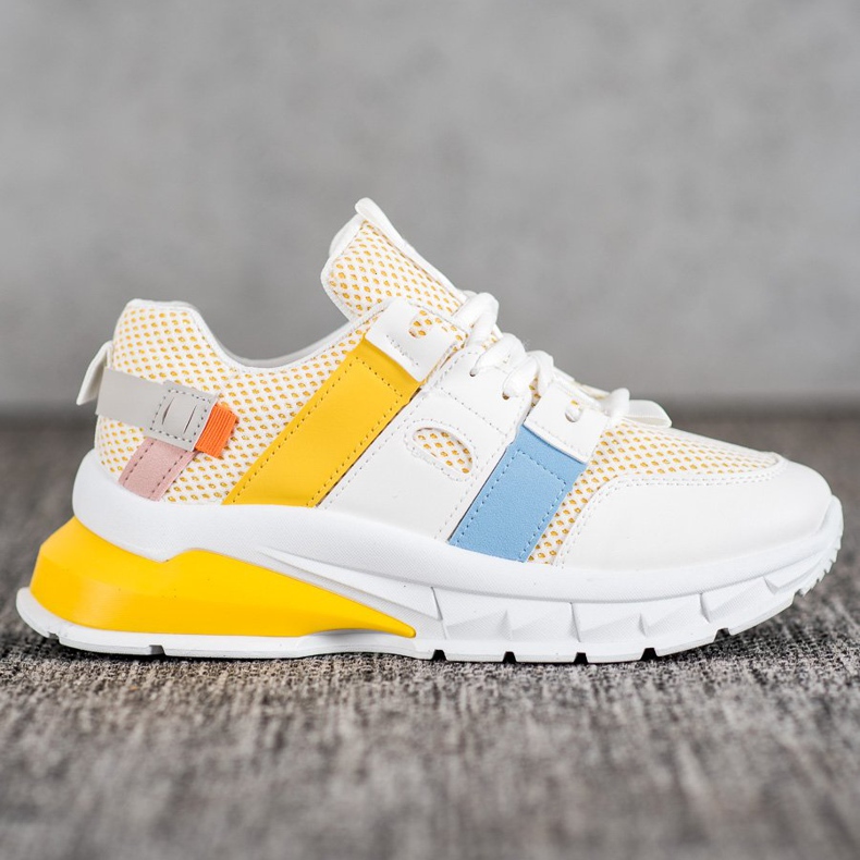 Seastar Tenisi Colorati Cu Plasa alb multicolor 1