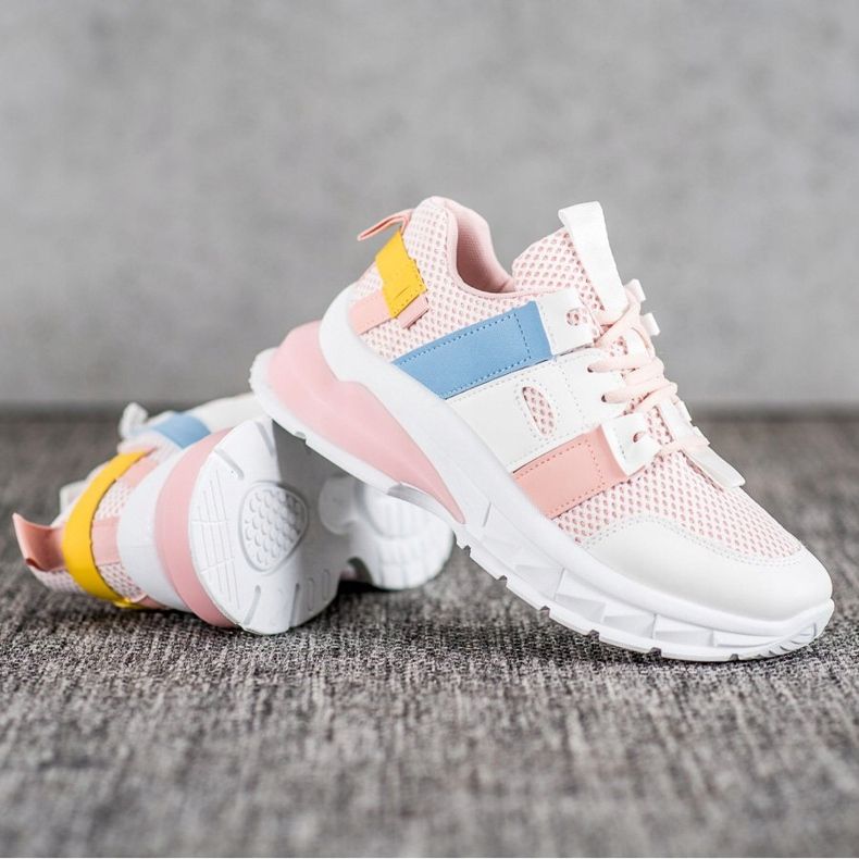 Seastar Tenisi Colorati Cu Plasa alb multicolor 1