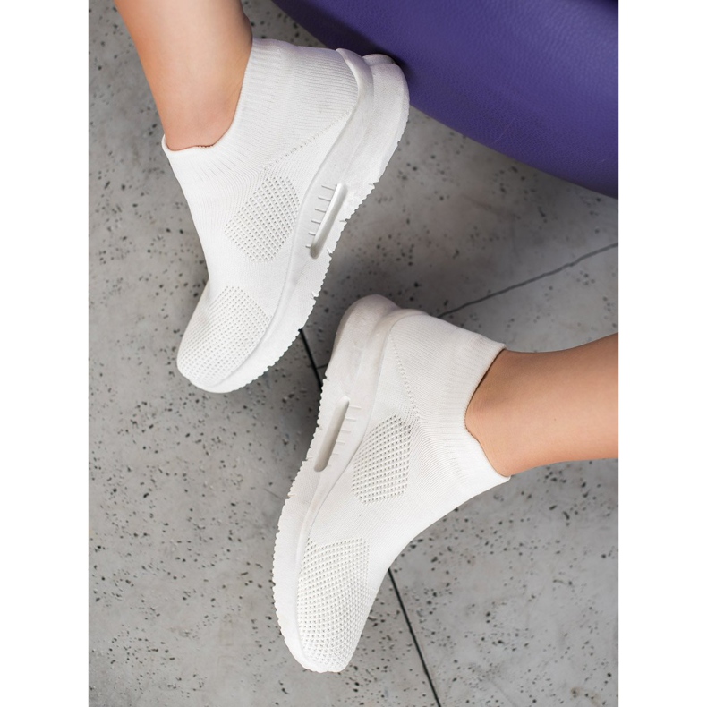 SHELOVET Încălțăminte textilă alb 1