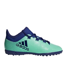 Ghete de fotbal Adidas X Tango 17.3 Tf Jr CP9027 multicolor albastru 2