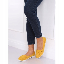 Ballerine ajurate cu miere ZA02P Galben 2 Ballerine ajurate cu miere ZA02P Galben 2