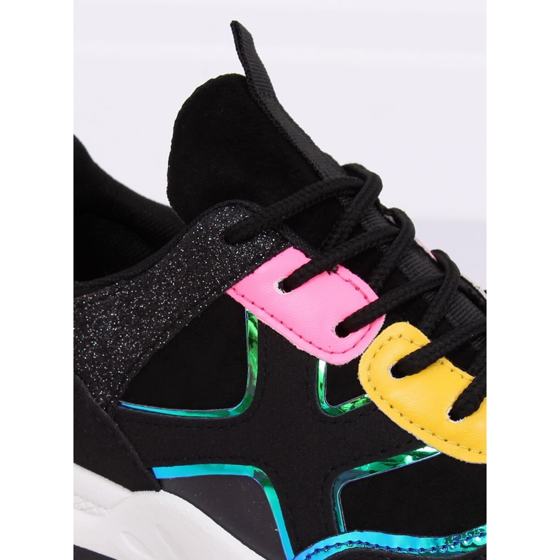 Pantofi sport negri HL-12 negri negru multicolor 1
