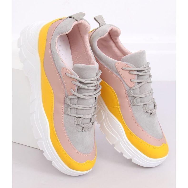 Pantofi sport multicolori 902-3 Galbeni 1