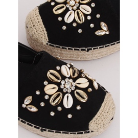 Espadrile dama negre JH96P Negre negru 1