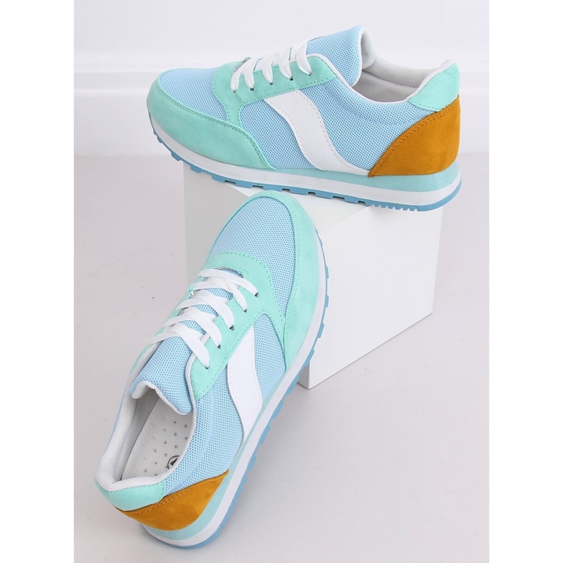 Pantofi sport multicolori BL191P Albastru 2