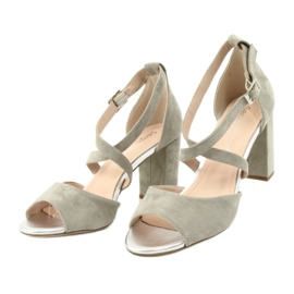 Sandale de gladiator gri Sergio Leone SK865 4