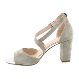 Sandale de gladiator gri Sergio Leone SK865 3