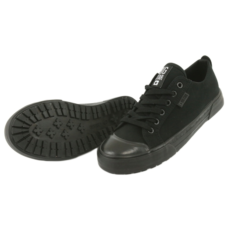 Big Star Star Big FF274A080 Adidaje negri pentru femei negru 4