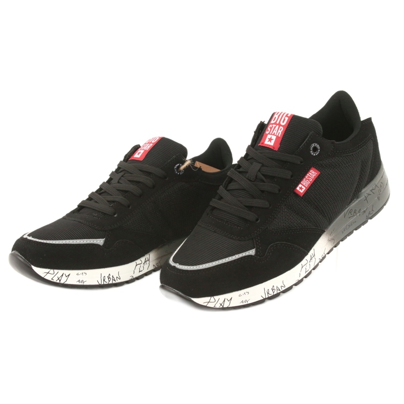 Pantofi sport Big Star FF 174207 alb negru 2