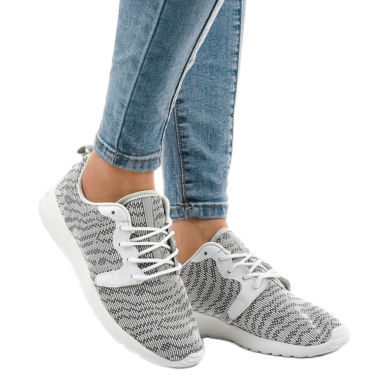 Pantofi sport dama albi 7-6875C multicolor 1