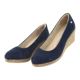 Pompe cu pene Filippo DP1328 bleumarin albastru marin 3