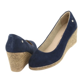 Pompe cu pene Filippo DP1328 bleumarin albastru marin 4