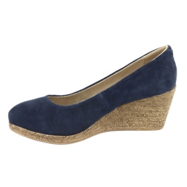 Pompe cu pene Filippo DP1328 bleumarin albastru marin 2