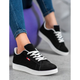 SHELOVET Încălțăminte confortabilă din piele ecologică negru 1 SHELOVET Încălțăminte confortabilă din piele ecologică negru 1