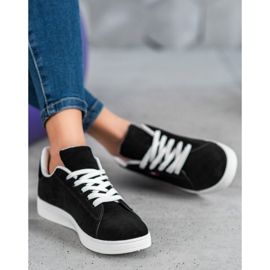 SHELOVET Încălțăminte confortabilă din piele ecologică negru 2 SHELOVET Încălțăminte confortabilă din piele ecologică negru 2