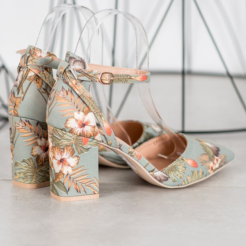 Seastar Pompe cu flori multicolor verde 1