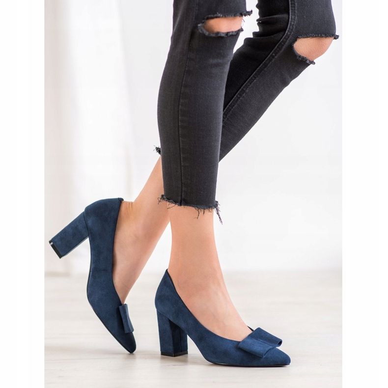 W. Potocki Pompe Glitter Cu Arc albastru 2