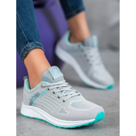 Ax Boxing Încălțăminte sportivă ajurată confortabilă gri verde 1 Ax Boxing Încălțăminte sportivă ajurată confortabilă gri verde 1