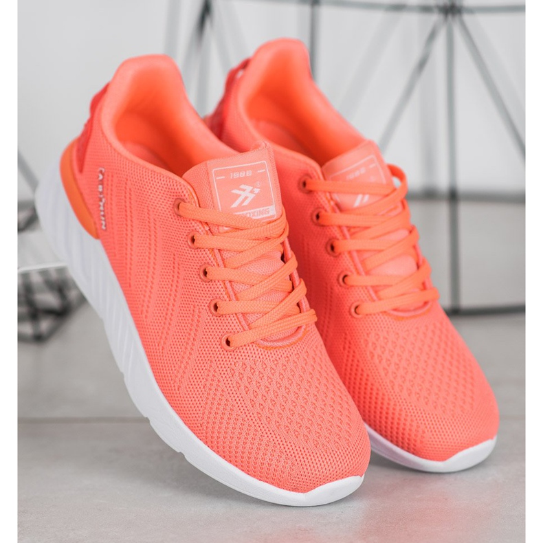 Ax Boxing Încălțăminte sport deschisă ajurată portocale 2