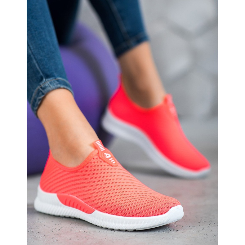 SHELOVET Pantofi sport de alunecare roz 1