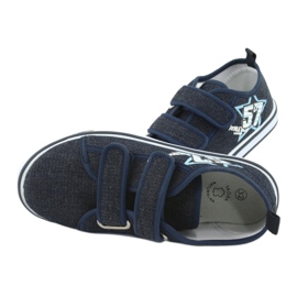 Adidași cu velcro blugi Atletico albastru marin 6