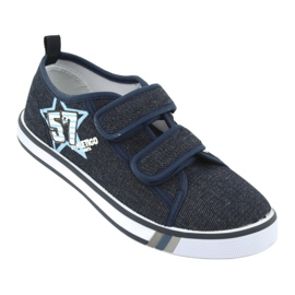 Adidași cu velcro blugi Atletico albastru marin 1