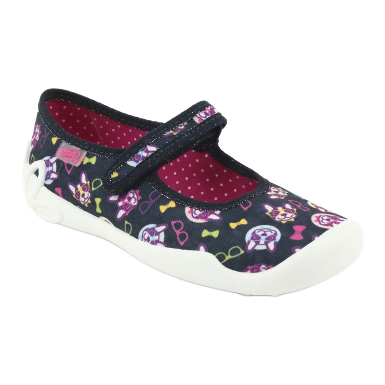 Încălțăminte pentru copii Befado 114Y359 albastru marin roz multicolor 1