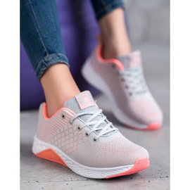 Ax Boxing Pantofi sport textile roz 2