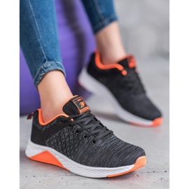 Ax Boxing Pantofi sport textile negru 2