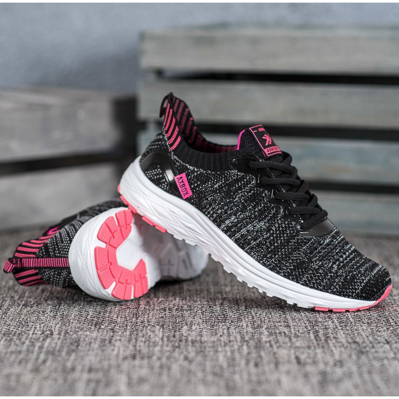 Ax Boxing Încălțăminte textilă ușoară negru 1