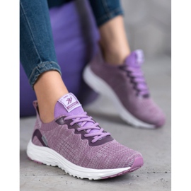 Ax Boxing Încălțăminte textilă ușoară violet 1