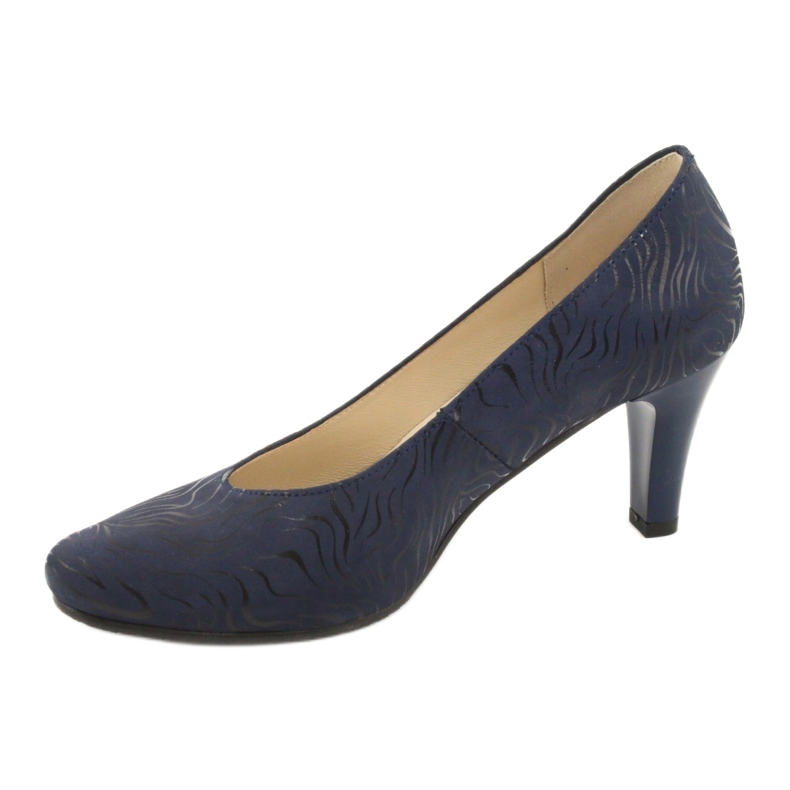 Pompă Gregors 689 pentru femei, de culoare bleumarin albastru marin 2 Pompă Gregors 689 pentru femei, de culoare bleumarin albastru marin 2