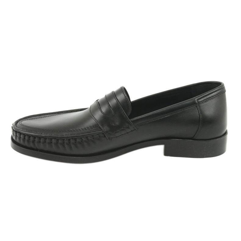 Pilbut Morello Men's Black Loafers Black 01 negru 2