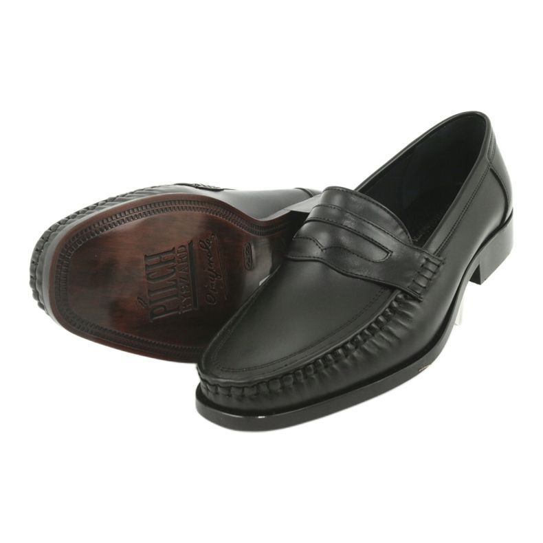 Pilbut Morello Men's Black Loafers Black 01 negru 4