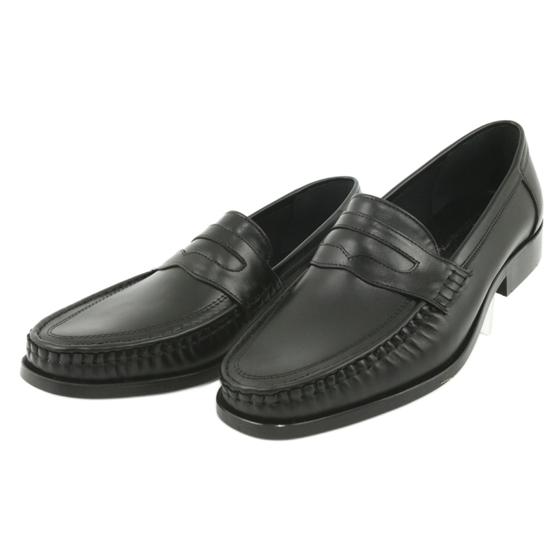 Pilbut Morello Men's Black Loafers Black 01 negru 3