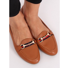 Mocasini camel 9F177 Camel maro 3
