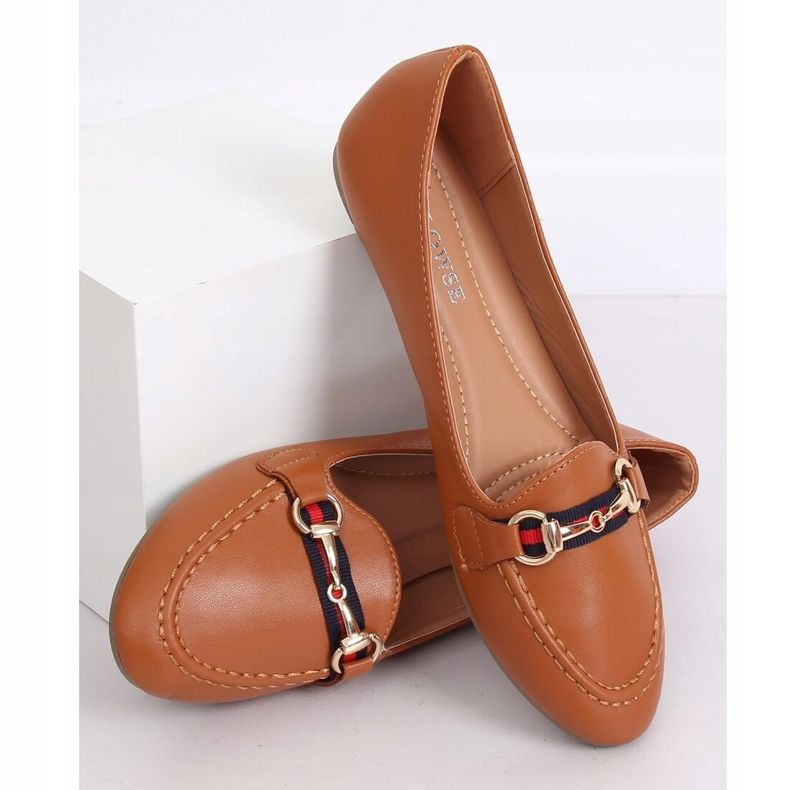 Mocasini camel 9F177 Camel maro 2