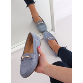 Mocasini dama albastru 99-01A Albastru 4