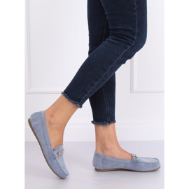 Mocasini dama albastru 99-01A Albastru 2