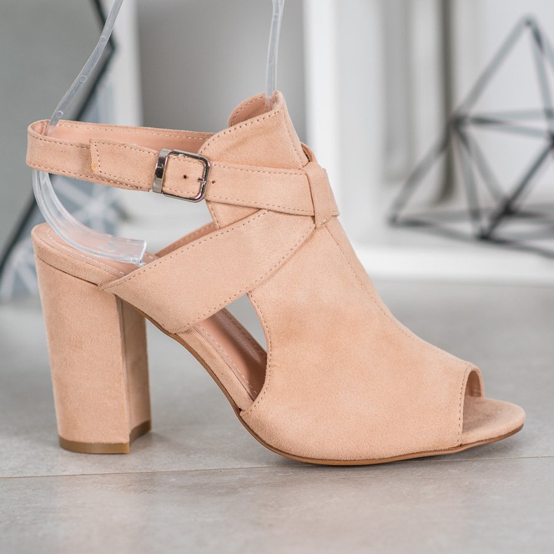 Seastar Sandale elegante pe un bar maro 2